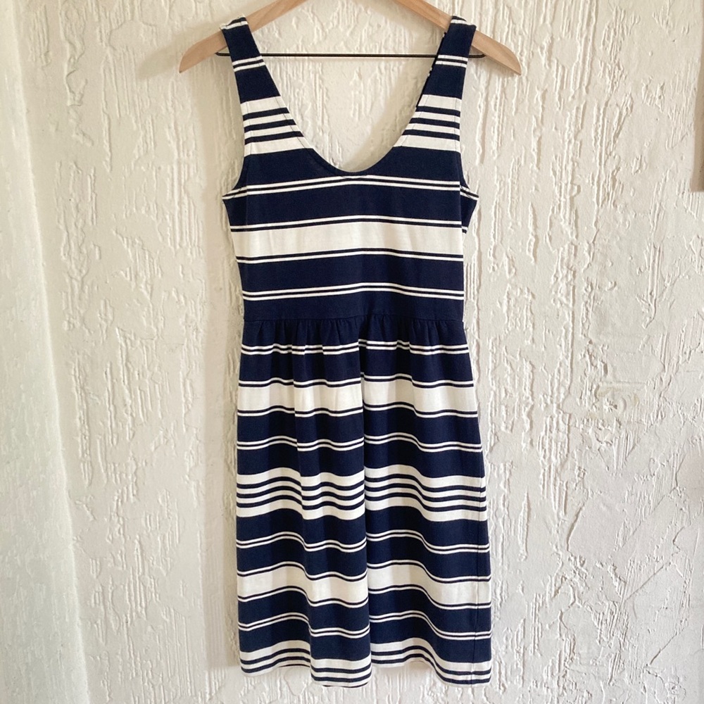 J. Crew Striped Sleeveless Dress Size XS